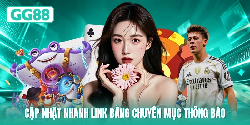 Cập nhật nhanh link bằng chuyên mục thông báo